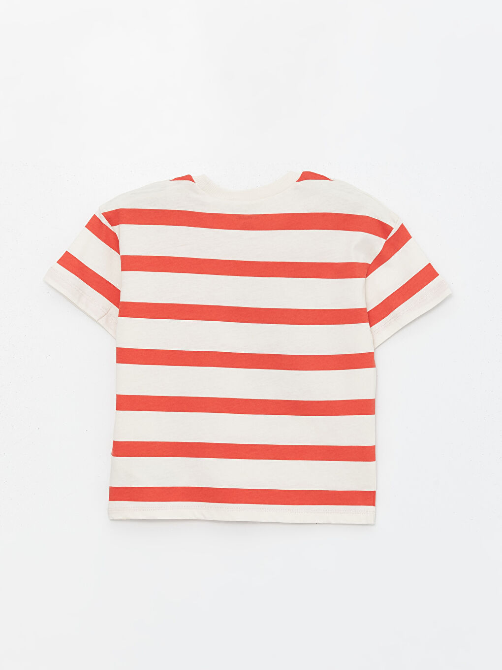 Bej Bisiklet Yaka Snoopy Baskılı Erkek Bebek Tişört ve Şort 2'li Takım-2