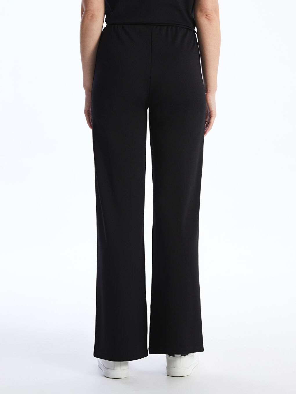 LCWAIKIKI Basic Elasticated Waist Plain Wide Leg Women's Sweatpants -S48276Z8-CVL