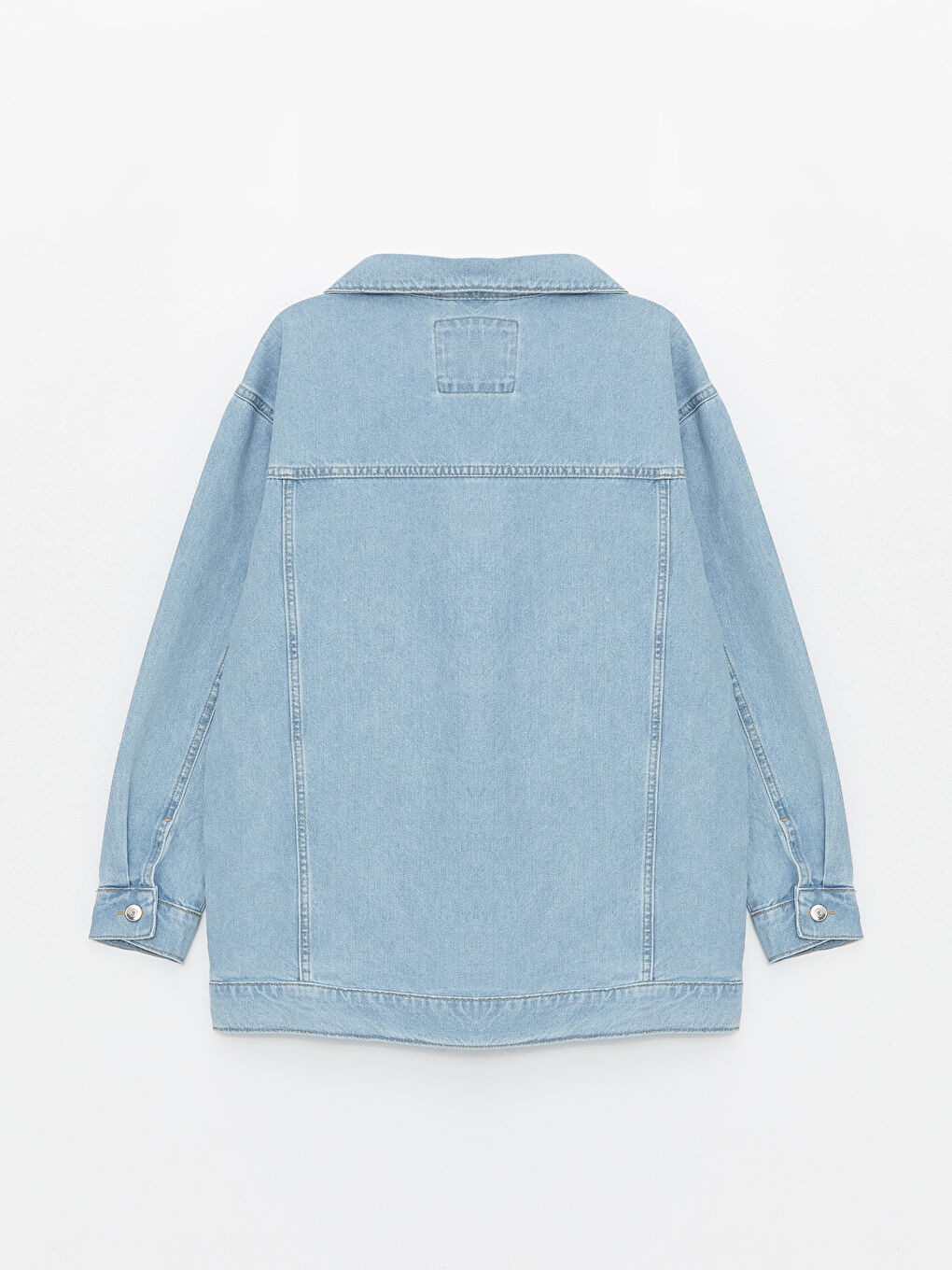 Hooded Oversize Women's Denim Jacket -S48290Z8-SX1