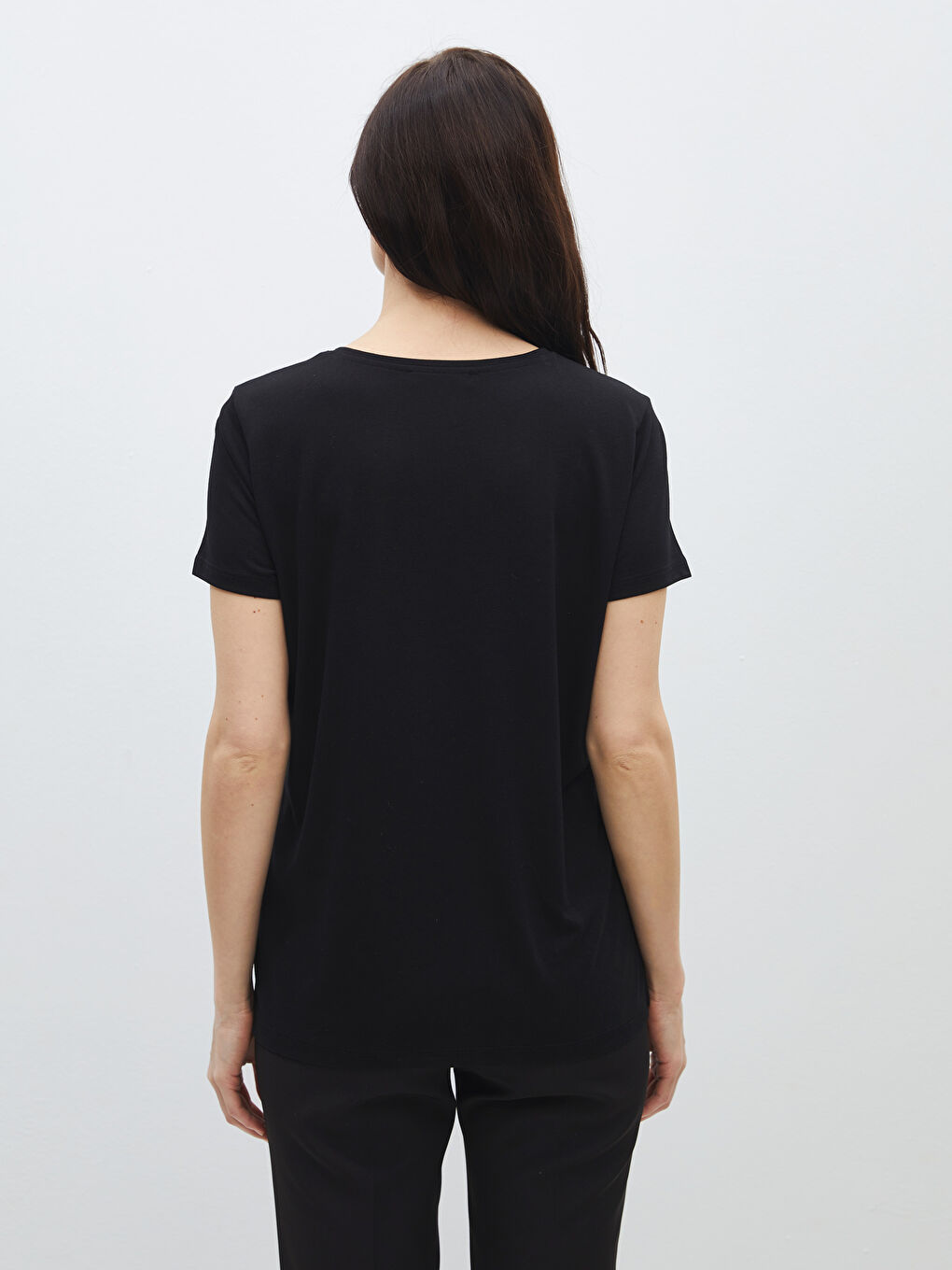 تیشێرت ڕه‌ش ئافرەت -S48312Z8-CVL