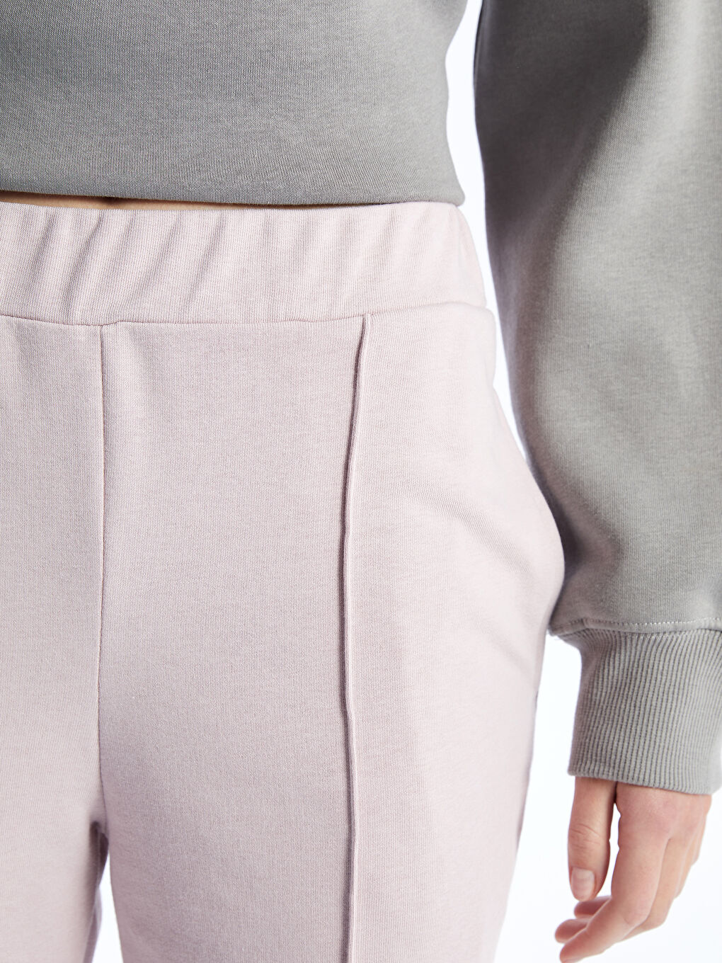 Women's Elastic Waist Regular Sweatpants -S48345Z8-FJV