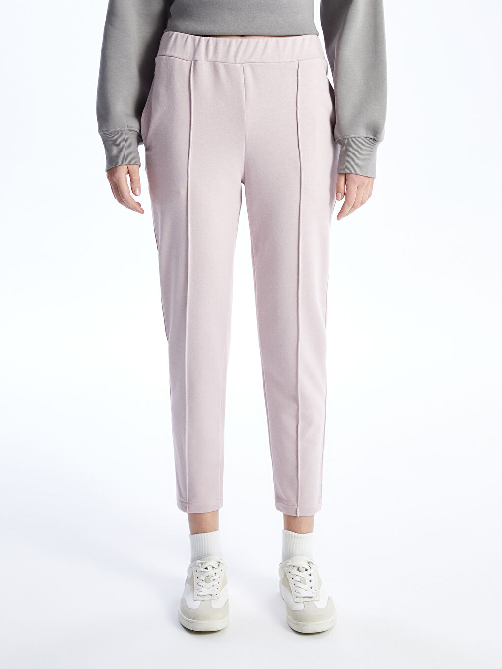 Women's Elastic Waist Regular Sweatpants -S48345Z8-FJV