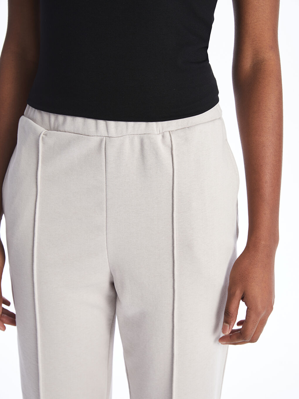 Women's Elastic Waist Regular Sweatpants -S48345Z8-QYF