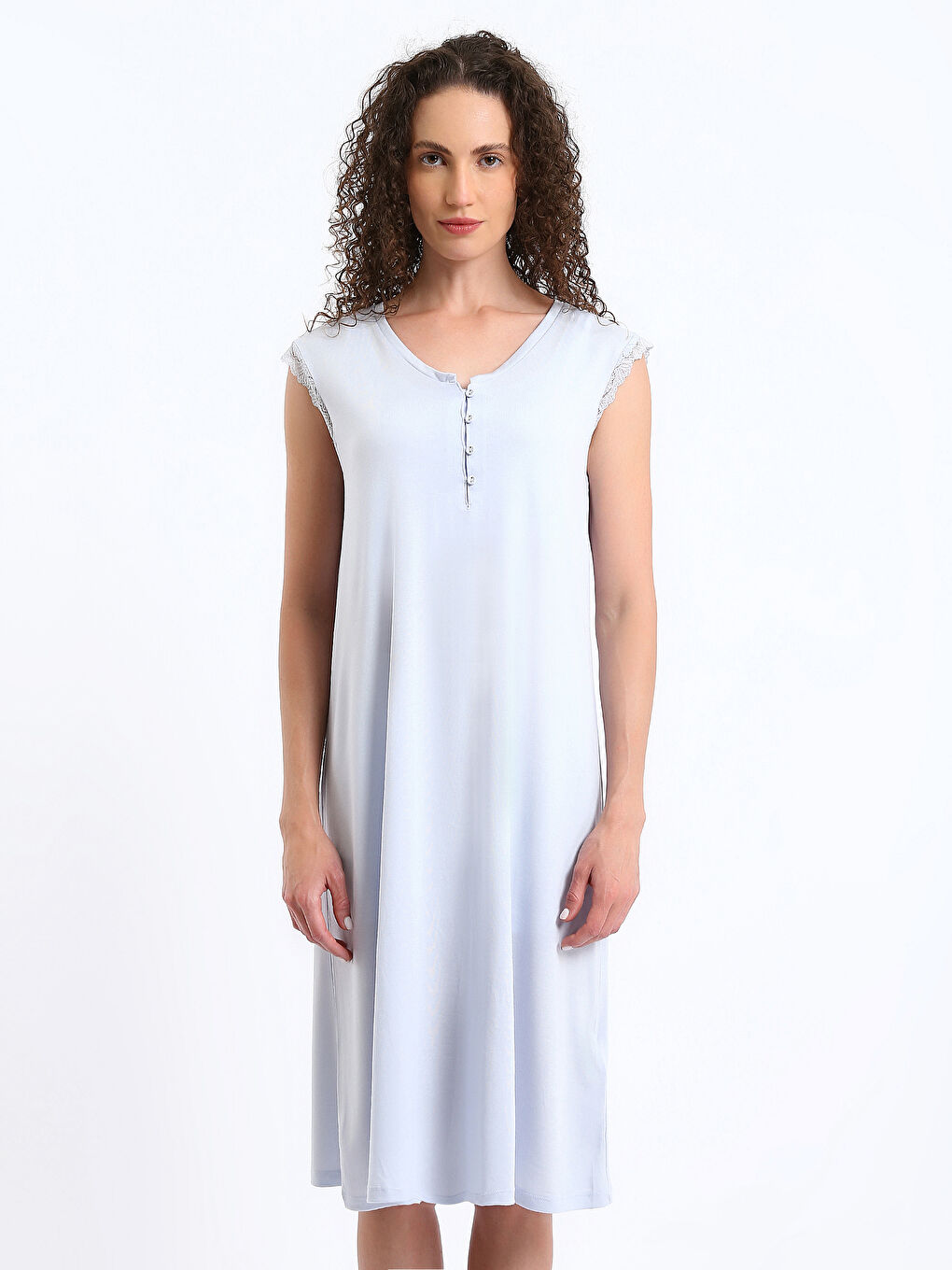 LCW DREAM V-Neck Maternity Nightdress -S48351Z8-Q5R