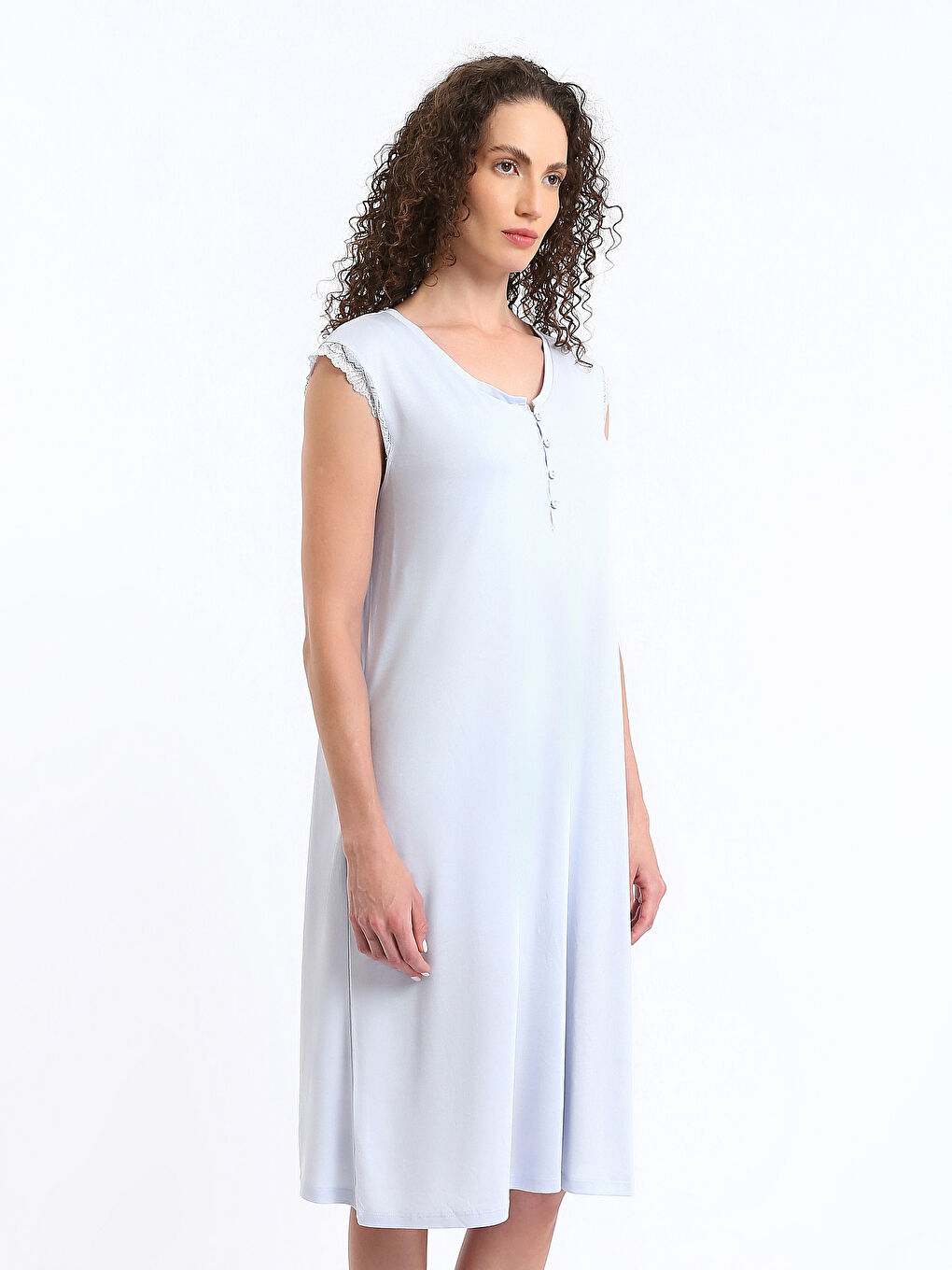 LCW DREAM V-Neck Maternity Nightdress -S48351Z8-Q5R
