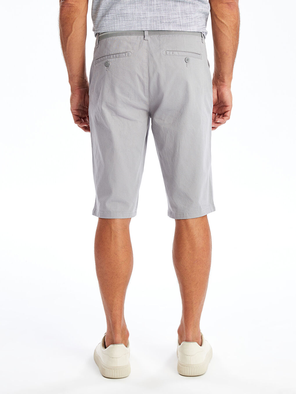 Comfortable Fit Men's Bermuda Shorts -S48368Z8-Y2F
