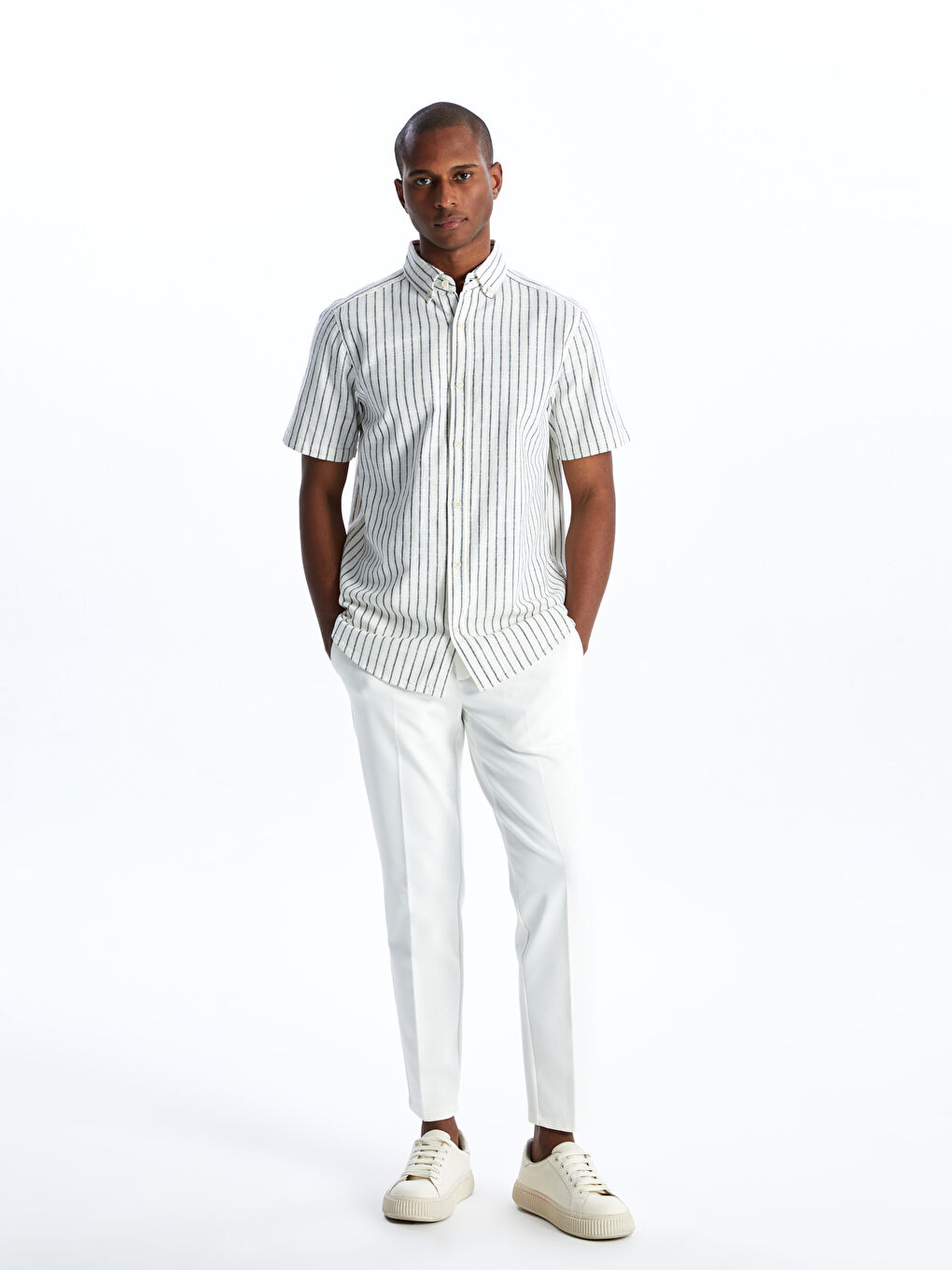 Slim Fit Men's Trousers -S48374Z8-R9J