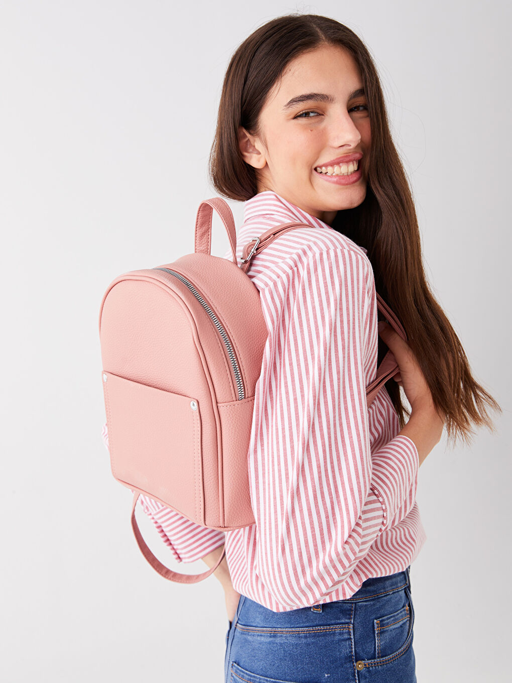 LCW ACCESSORIES Σακίδιο Πλάτης Γυναικείο Δερμάτινης Όψης -S48403Z8-EWT