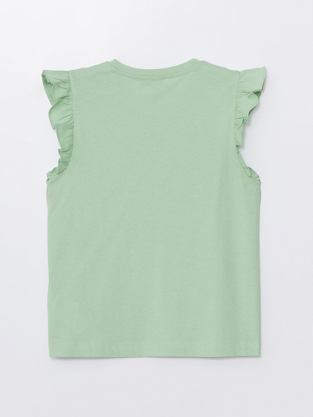 Crew Neck Plain Short Sleeve Women's T-Shirt-5