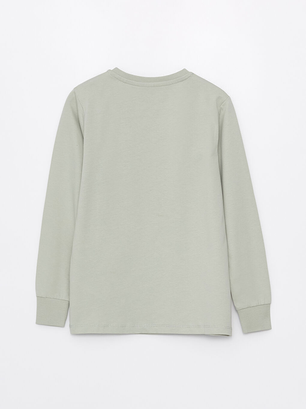 Yeşil Bisiklet Yaka Baskılı Uzun Kollu Erkek Çocuk Pijama Takımı-2