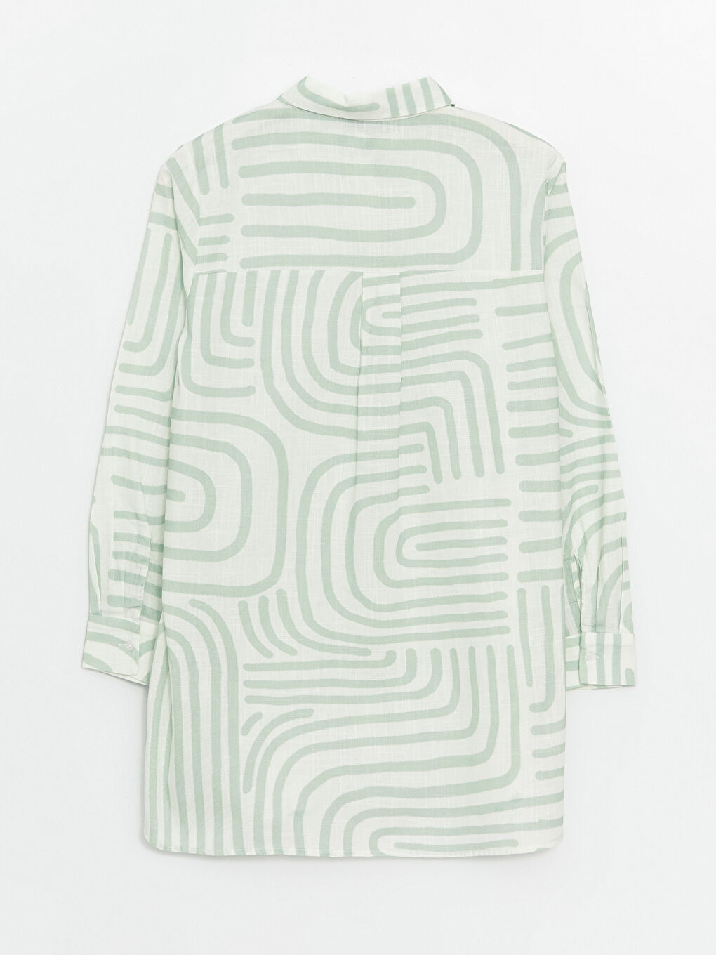 Patterned Women's Shirt Tunic -S48417Z8-LRR
