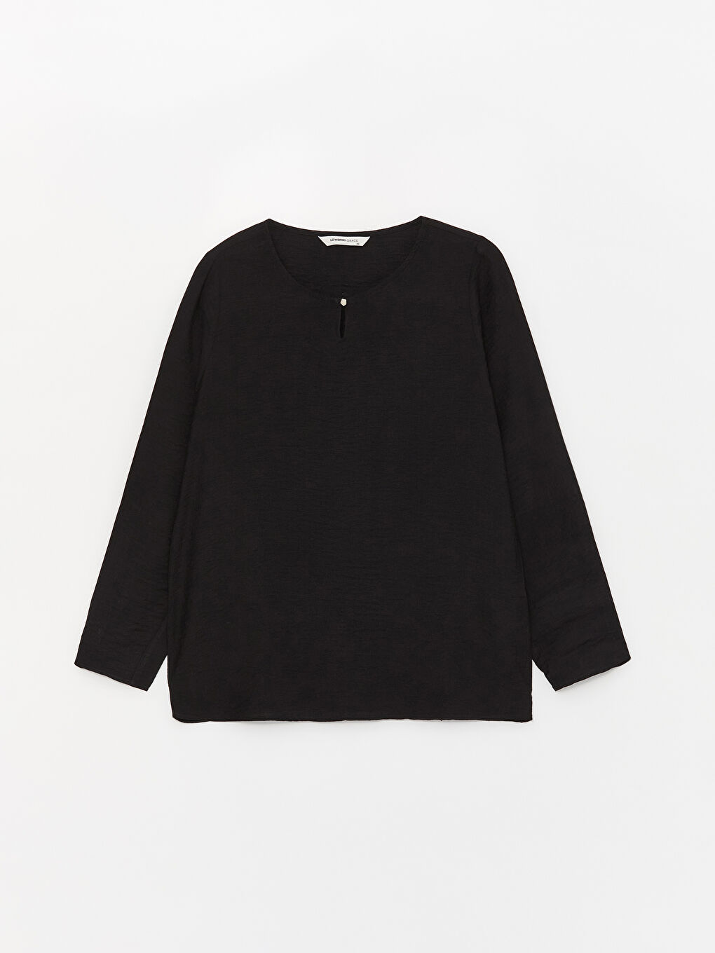 LCW Grace Crew Neck Plain Long Sleeve Women's Blouse -S48461Z8-CVL