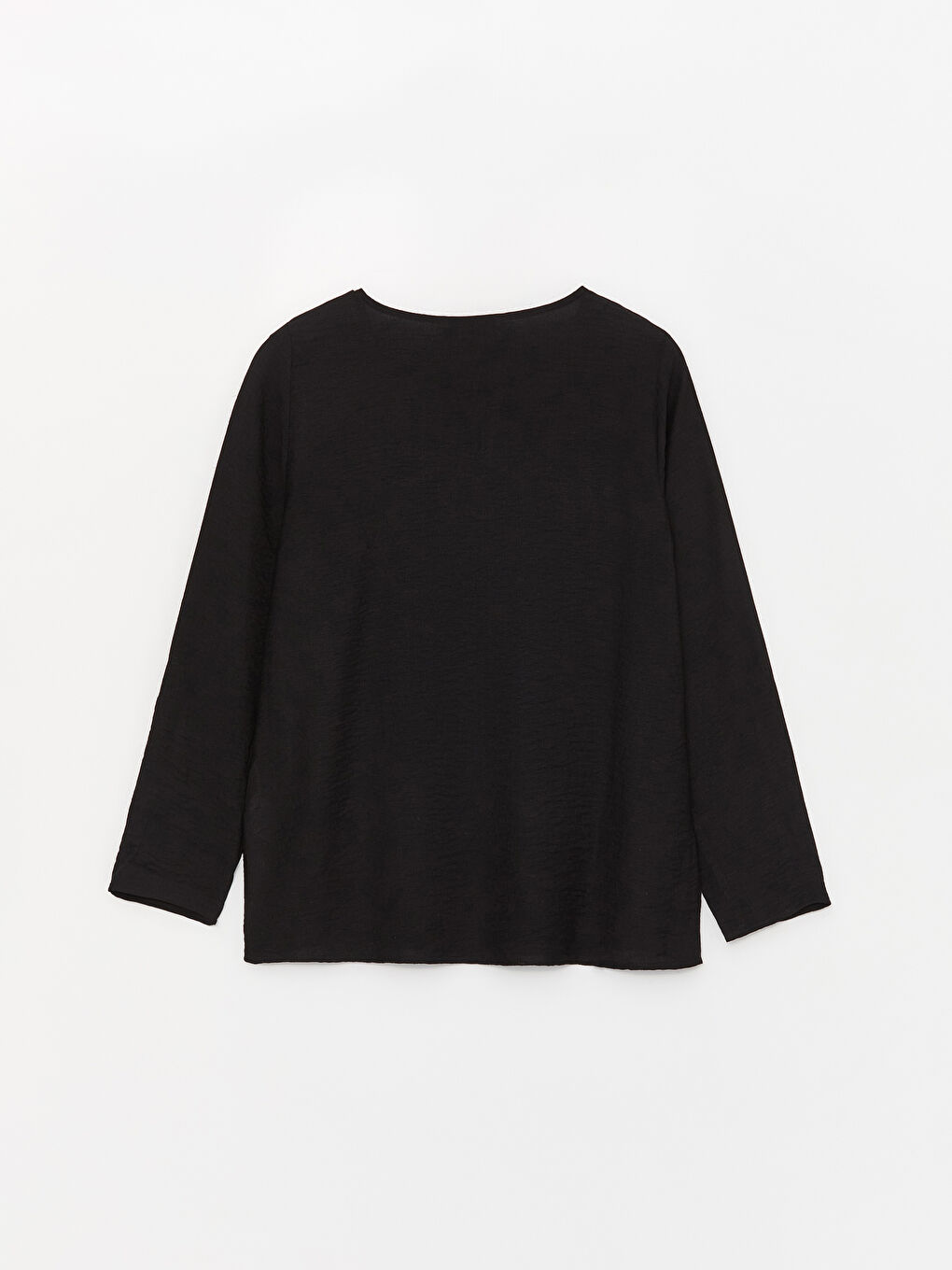 LCW Grace Crew Neck Plain Long Sleeve Women's Blouse -S48461Z8-CVL