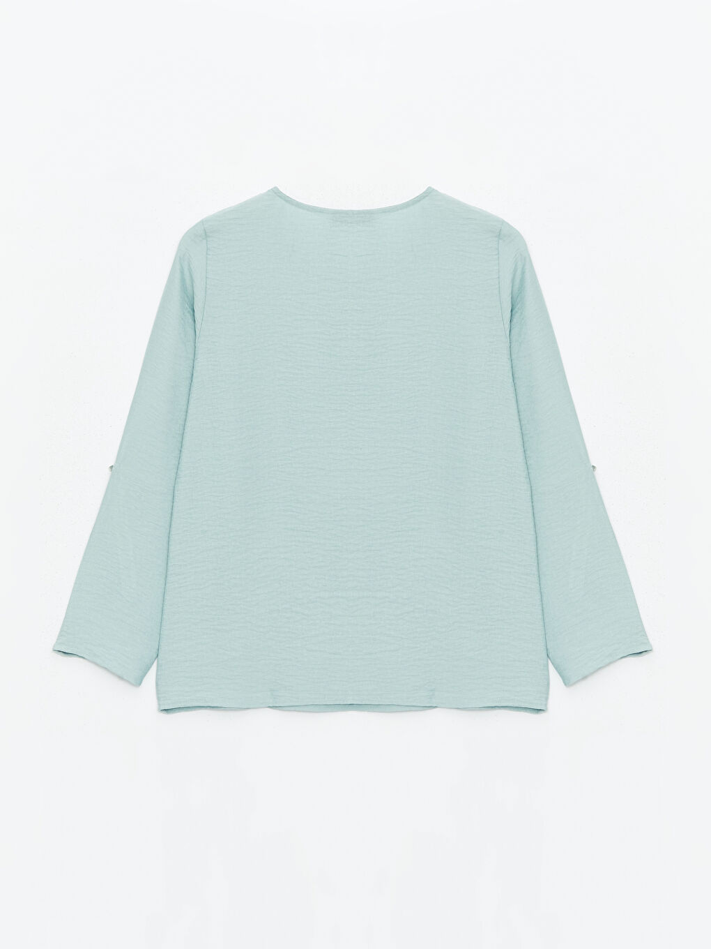LCW Grace Crew Neck Plain Long Sleeve Women's Blouse -S48461Z8-GBZ