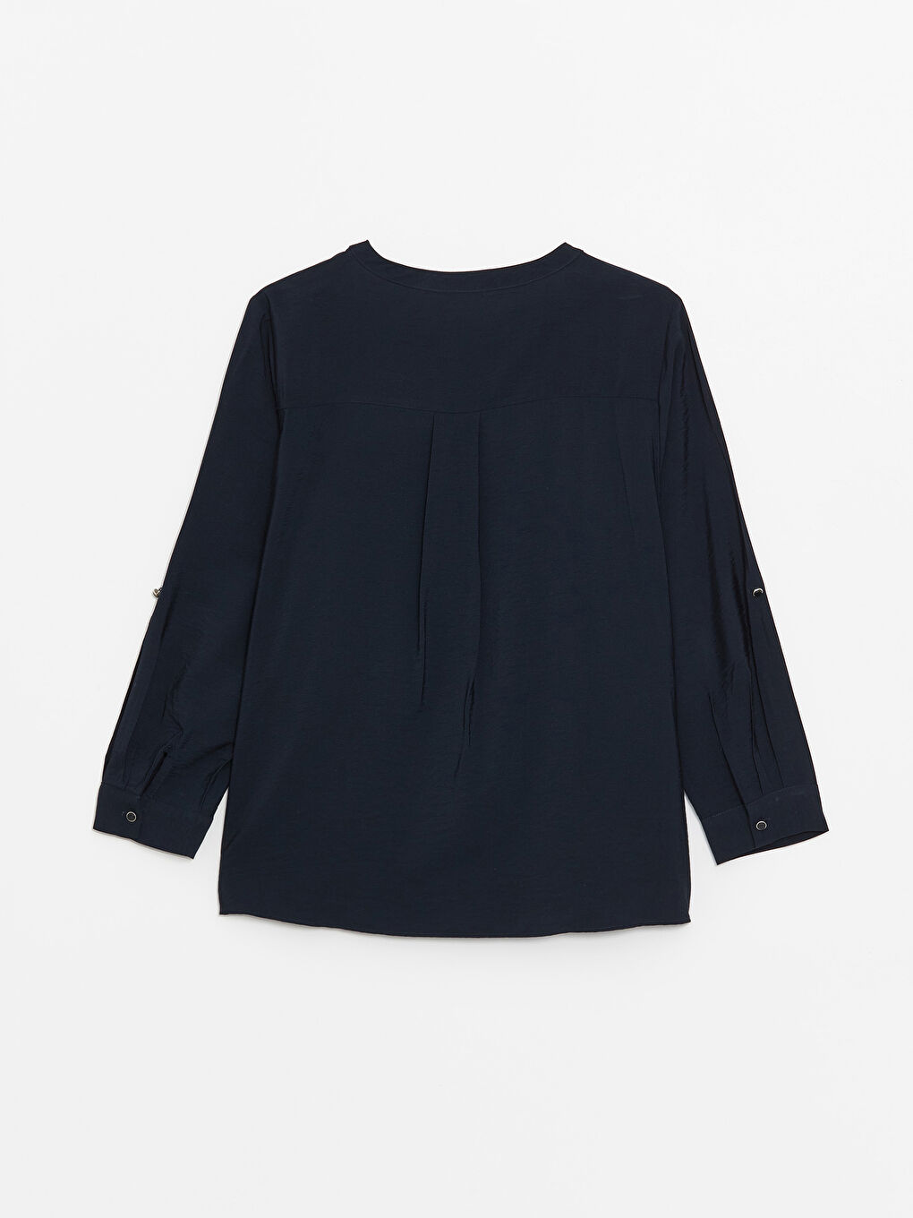 Turtleneck Straight Long Sleeve Women Blouse -S48463Z8-E1J