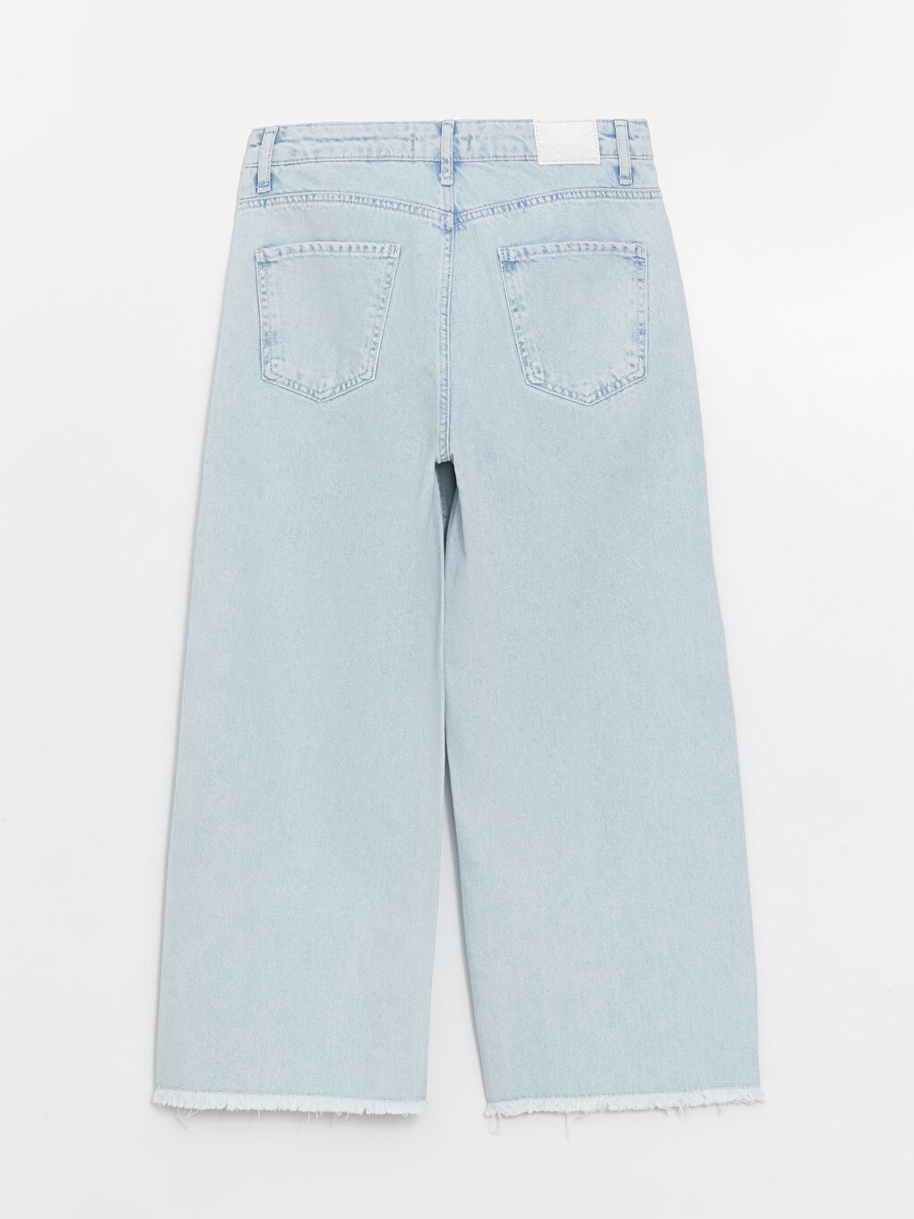 High Waist Wideleg Women's Jean Trousers -S48480Z8-S1D