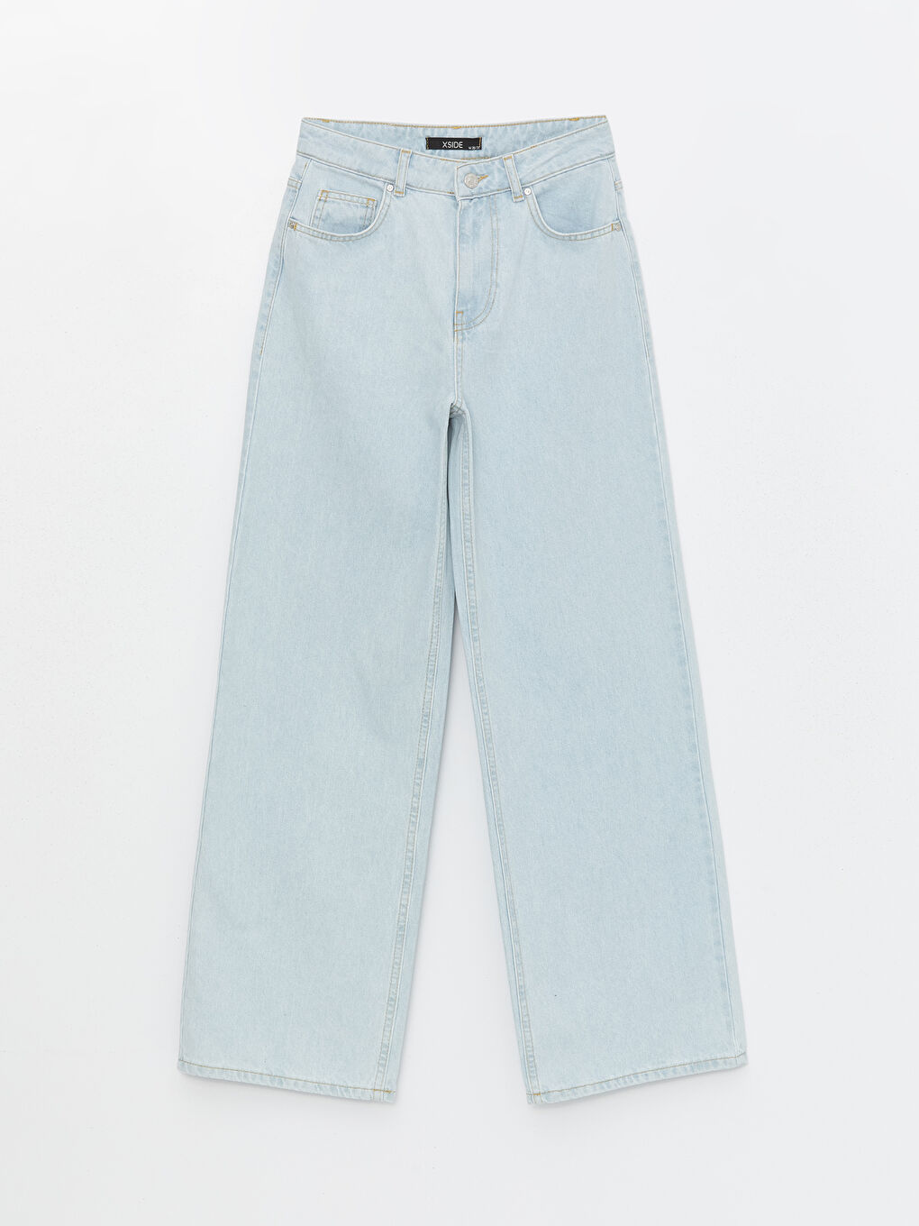 XSIDE High Waisted Wideleg Women's Cargo Jeans -S48481Z8-K9M