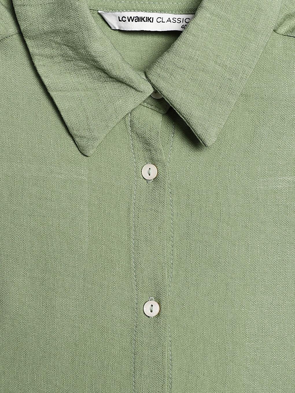 Plain Long Sleeve Women's Shirt-2