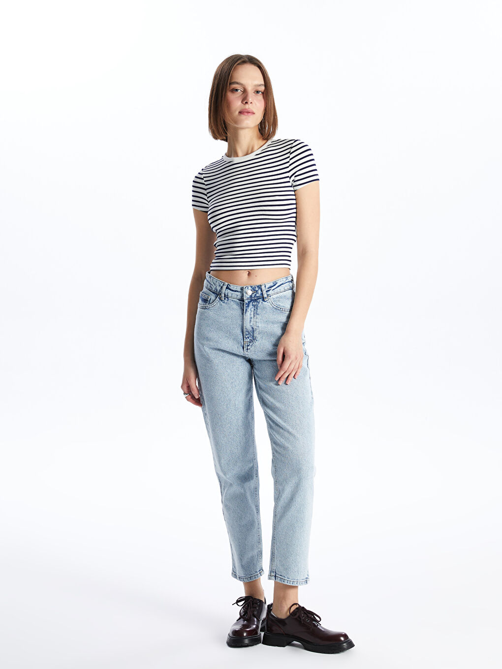 XSIDE High Waist Mom Fit Women's Jeans -S48501Z8-S54