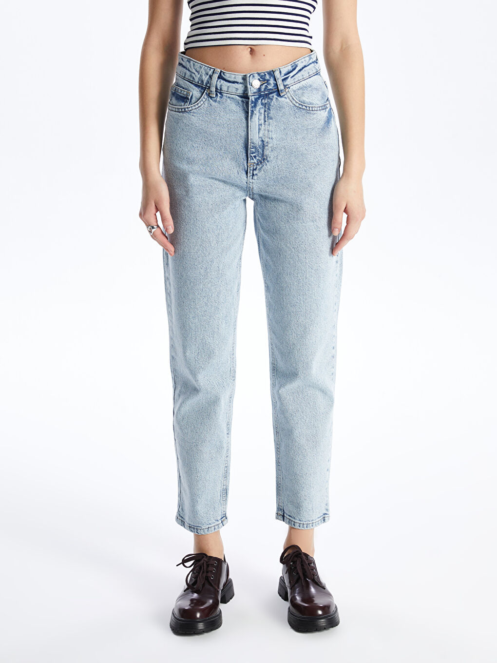 XSIDE High Waist Mom Fit Women's Jeans -S48501Z8-S54