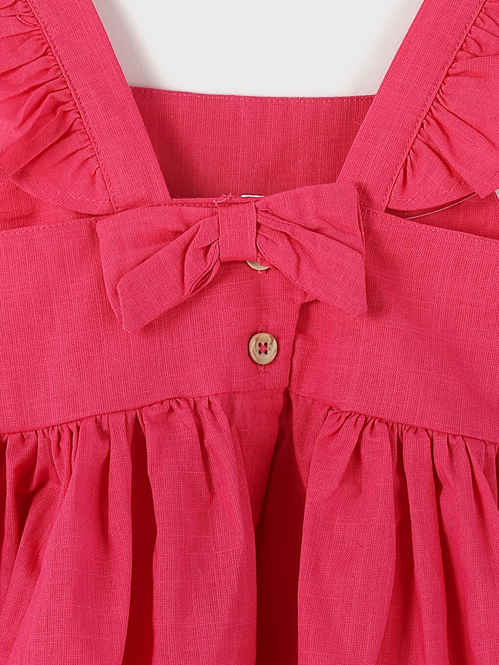 LCW Kids فستان أساسي بياقة مربعة للبنات -S48516Z1-GZ6
