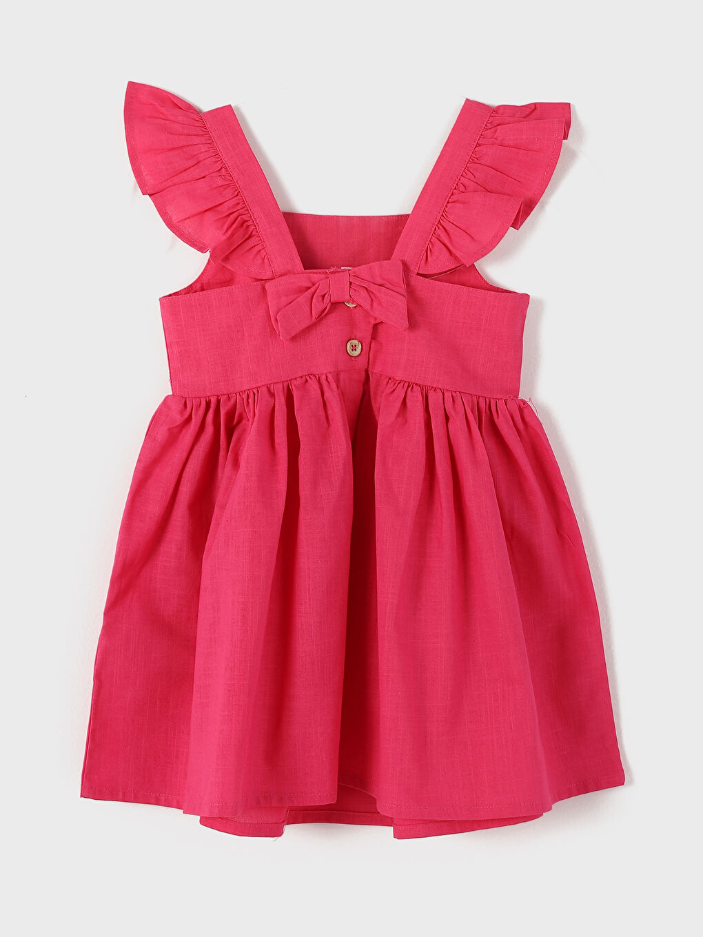 LCW Kids فستان أساسي بياقة مربعة للبنات -S48516Z1-GZ6
