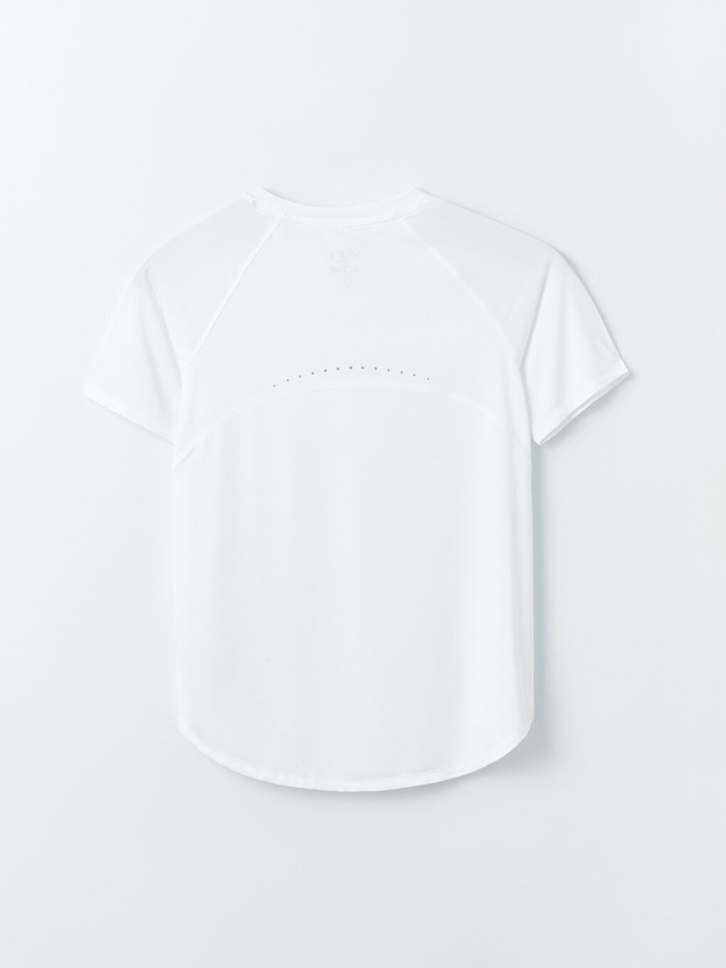 Crew Neck Reflective Printed Short Sleeve Women's Sports T-Shirt -S48522Z8-R9J