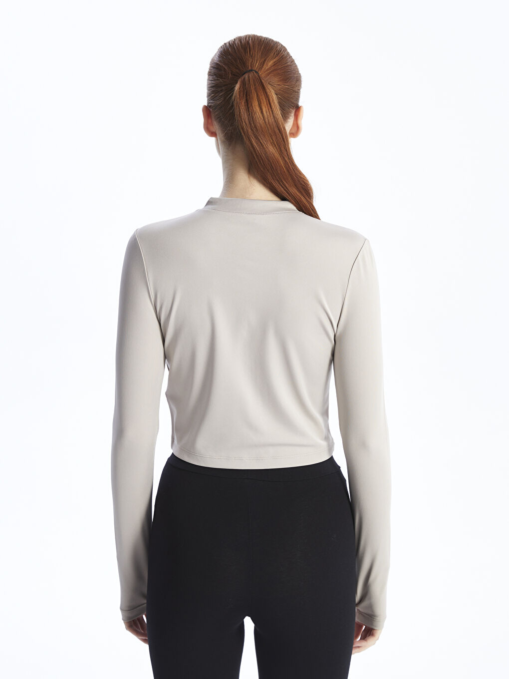 Xside Active Sweat Zippé Court à Col Rond pour Femmes -S48523Z8-SKK