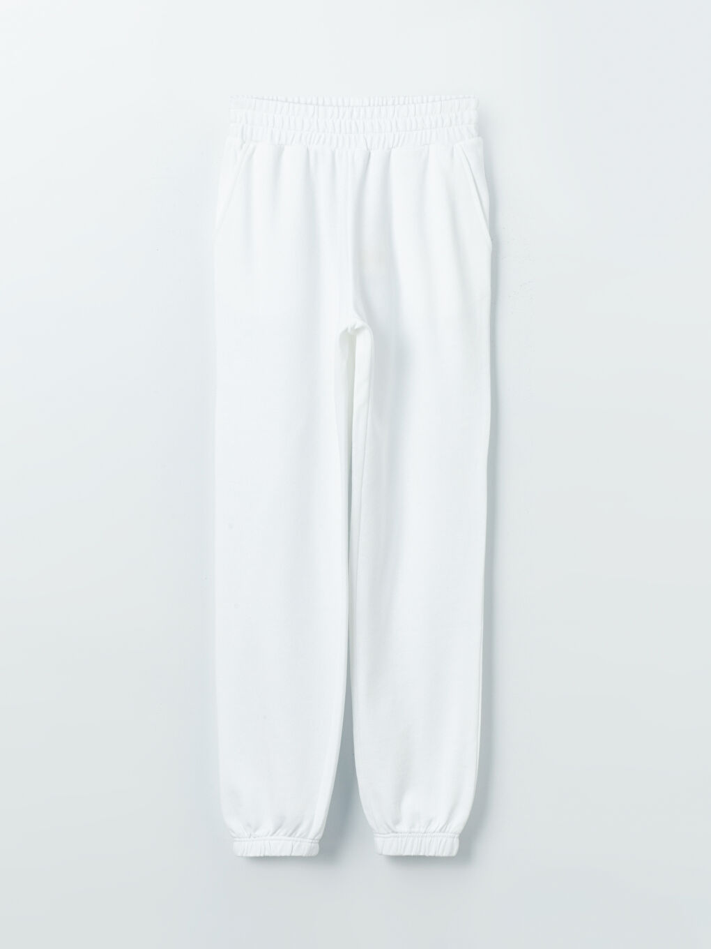 Women's Elasticated Waist Plain Jogger Sweatpants -S48525Z8-Q6K