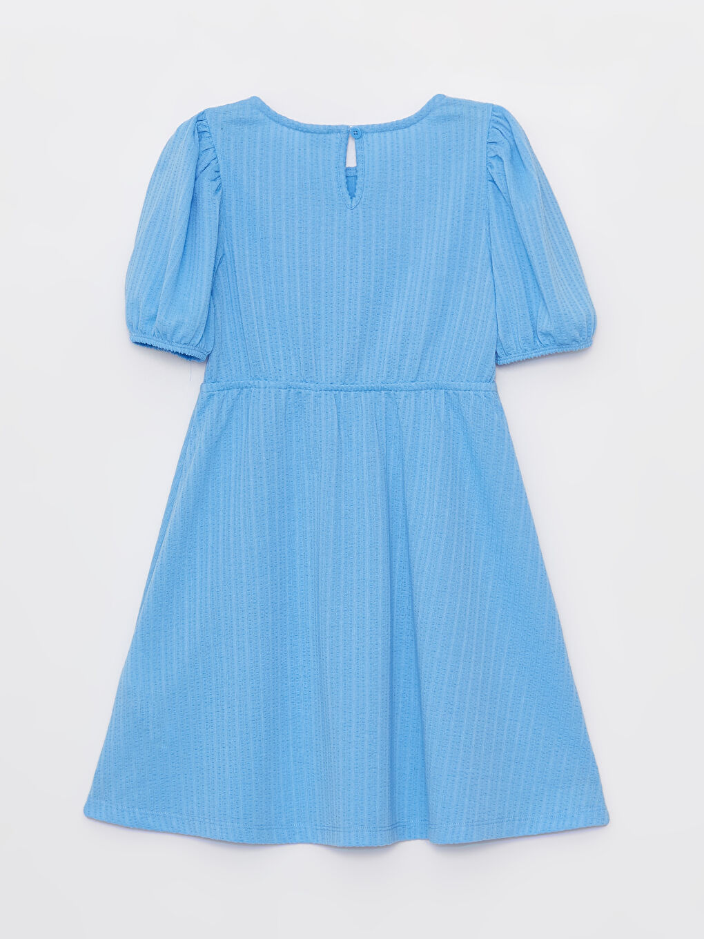 Платье с круглым вырезом для девочек-1