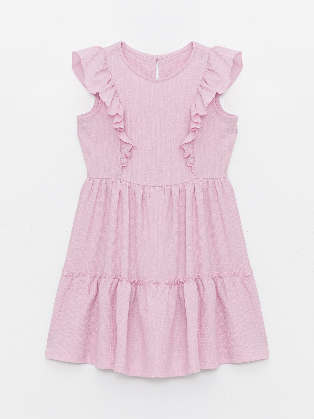 Robe Pull J.Crew Factory Violette Col Rond à Volants - Taille S - Occasion Très Bon état