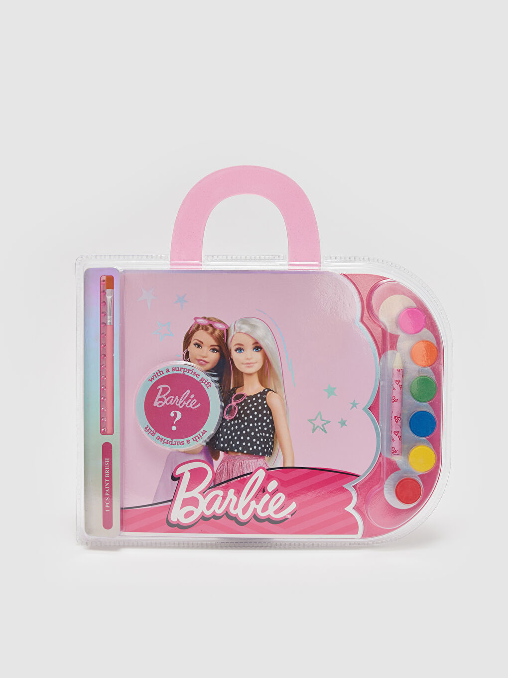 Barbie Baskılı Sulu Boya Seti