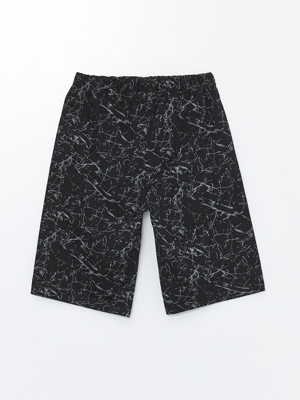 Elastic Waist Batman Printed Boys' Pyjama Shorts-1
