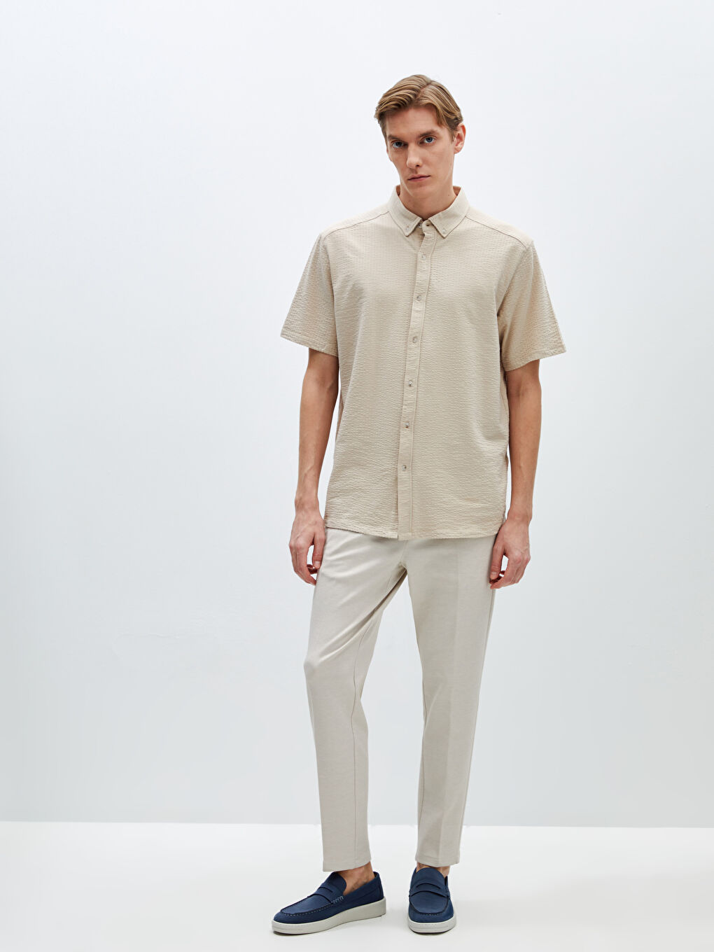 LCW Vision Bej Slim Fit Erkek Pantolon - 1