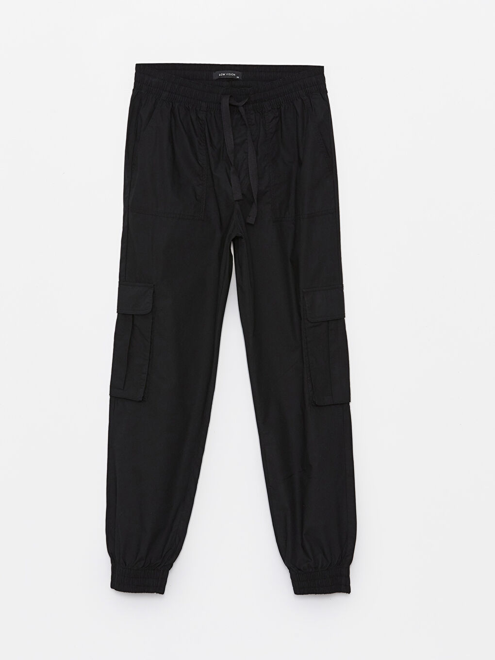Elasticated Waist Jogger Women's Cargo Trousers -S48654Z8-CVL