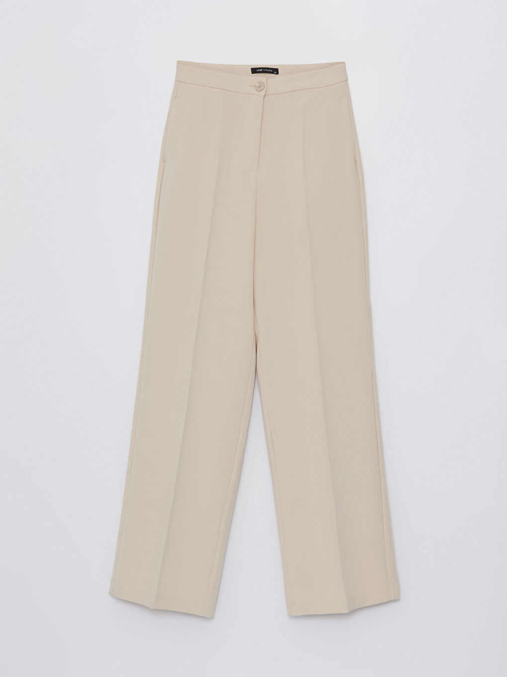 Широкие женские брюки стандартного кроя-5