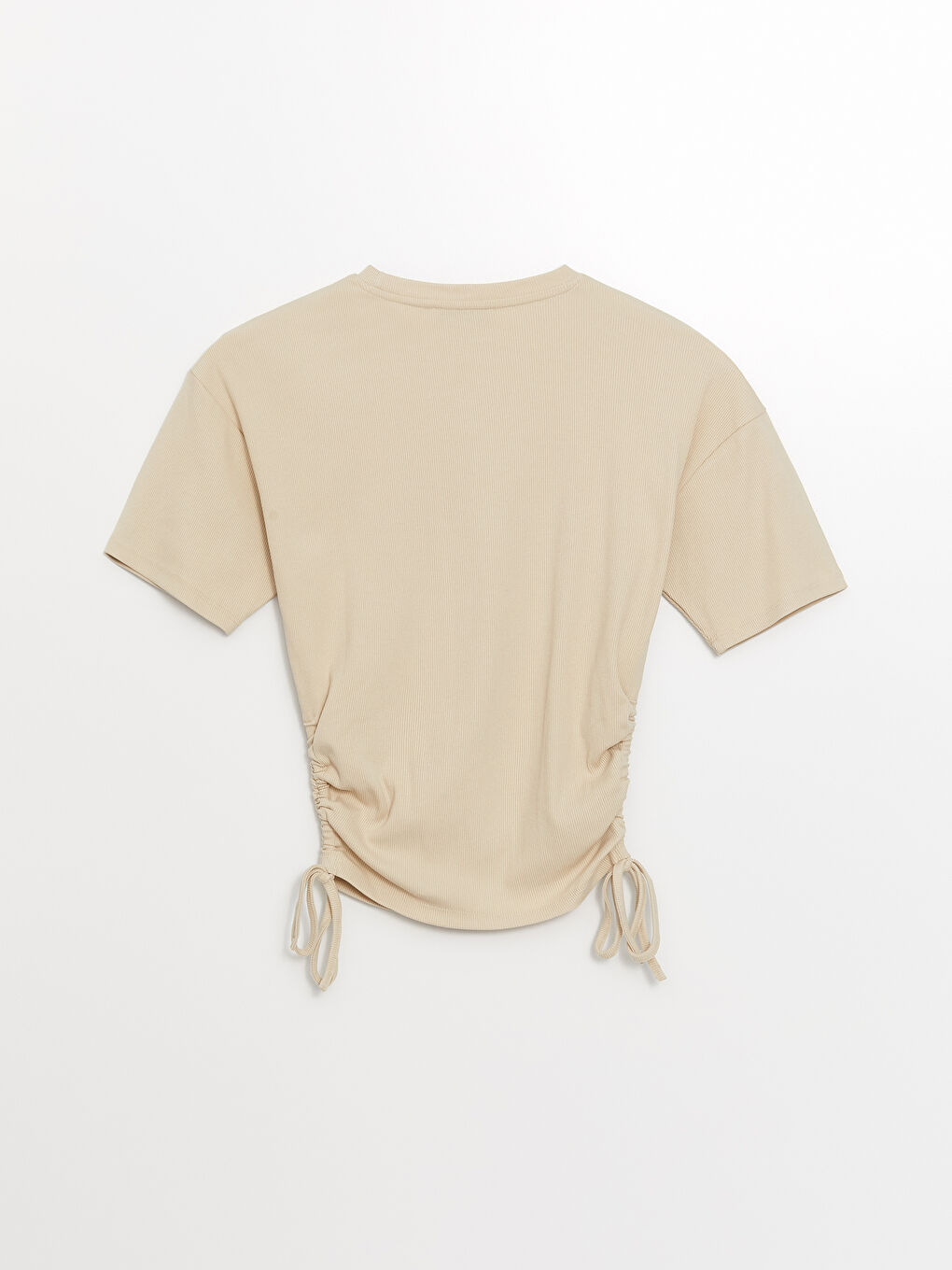 Crew Neck Plain Short Sleeve Women's T-Shirt -S48699Z8-G7K