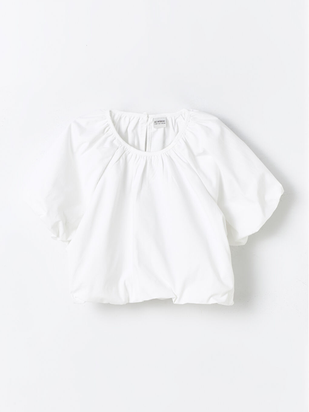 LCW Kids Blouse pour Filles à Col Rond