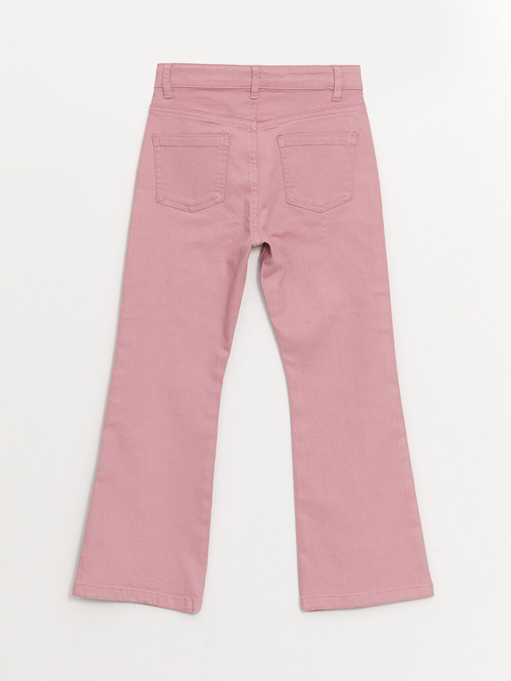 LCW Kids Girls' Trousers with Adjustable Elastic Waist -S48738Z4-GDD