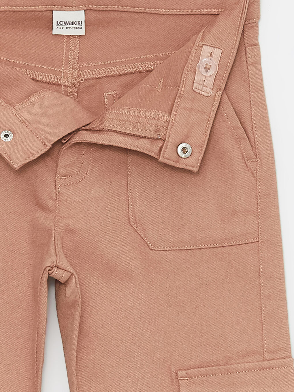 Pantalone za devojčice sa podesivim elastičnim strukom -S48741Z4-GN0