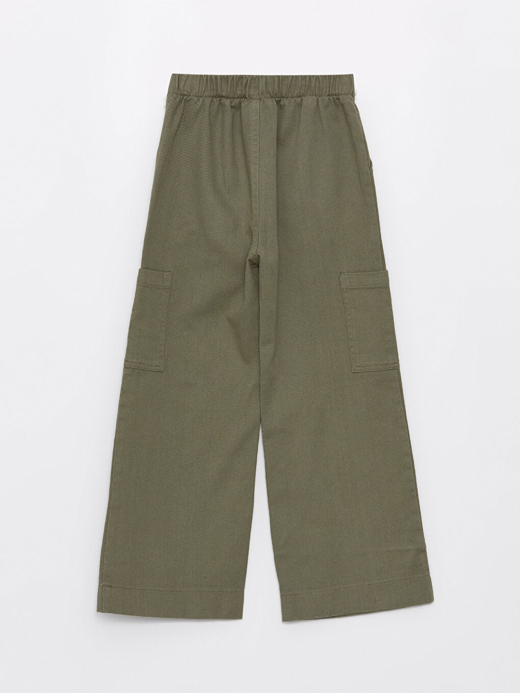 LCW Kids Girls' Trousers with Adjustable Elastic Waist -S48742Z4-GYA