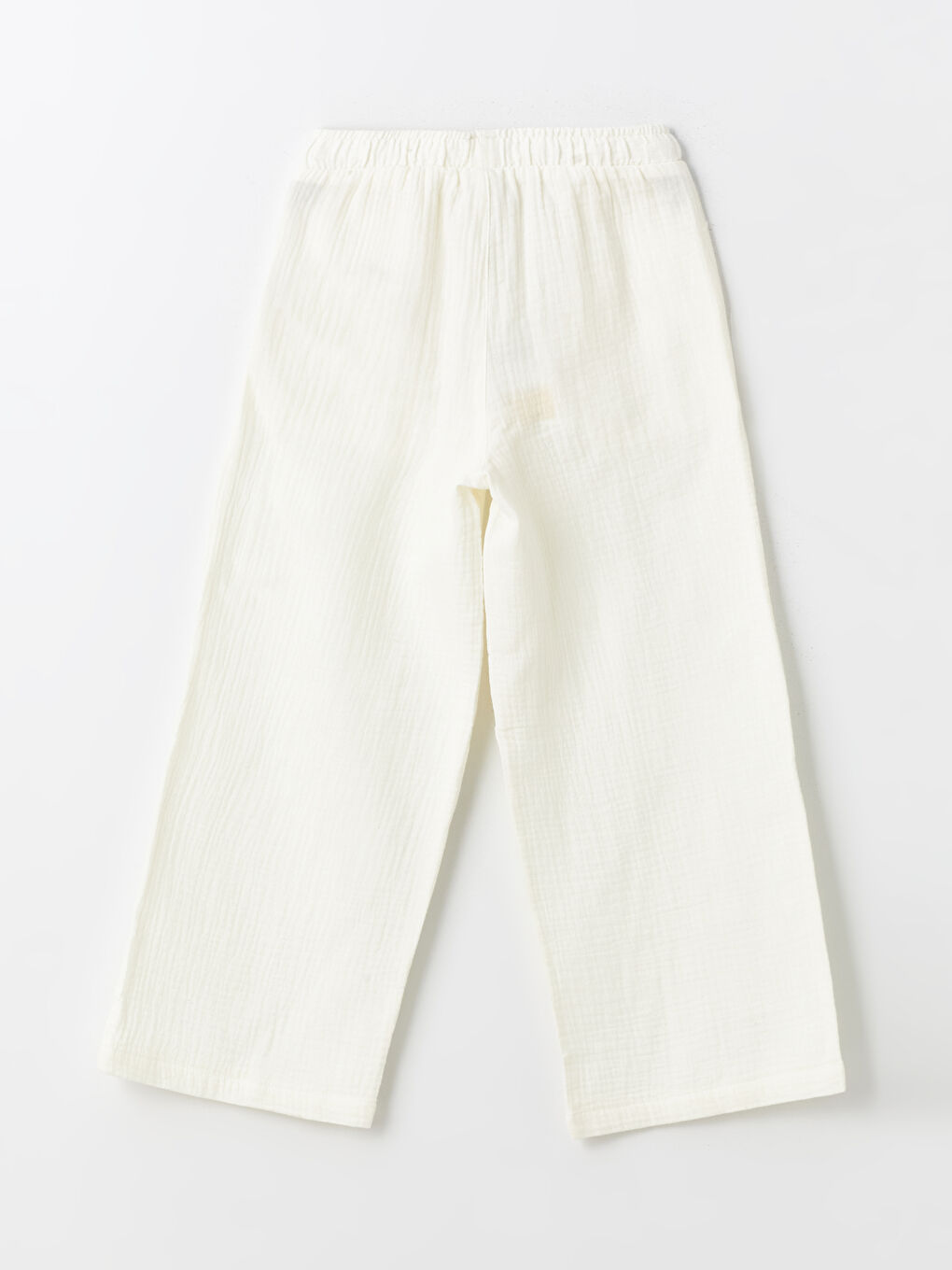 Elasticated Waist Wideleg Girls' Trousers -S48754Z4-FDH