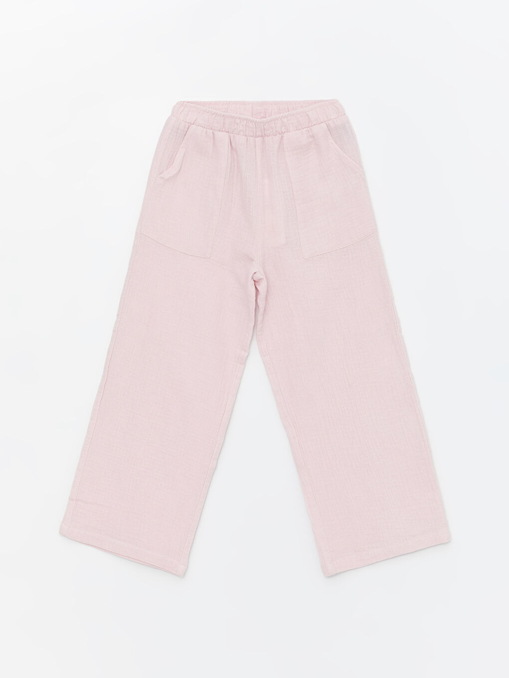 Elasticated Waist Wideleg Girls' Trousers -S48754Z4-G7R