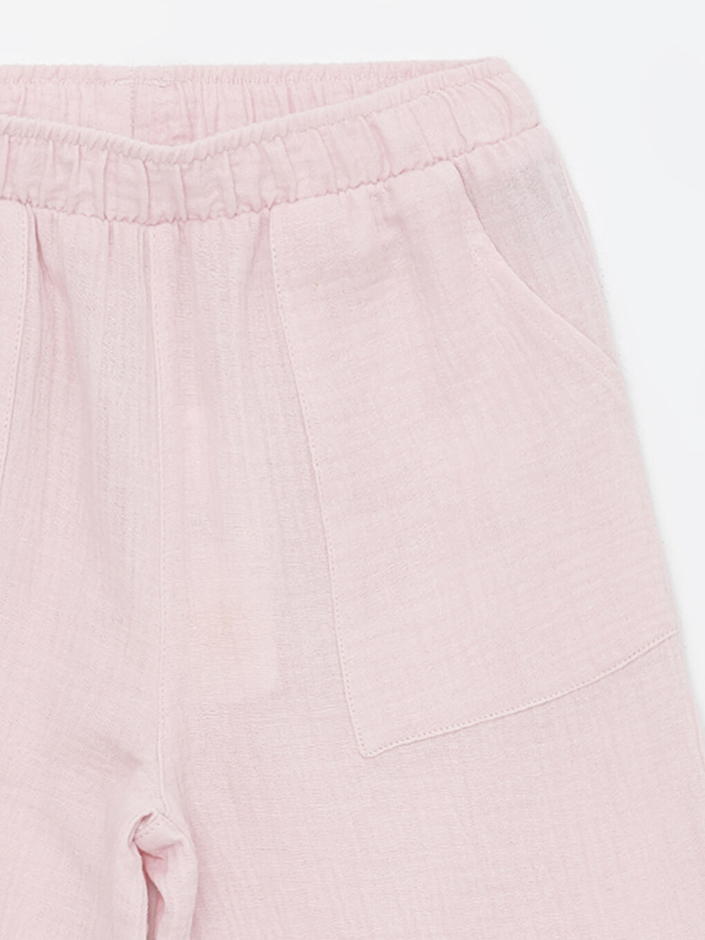 Elasticated Waist Wideleg Girls' Trousers -S48754Z4-G7R