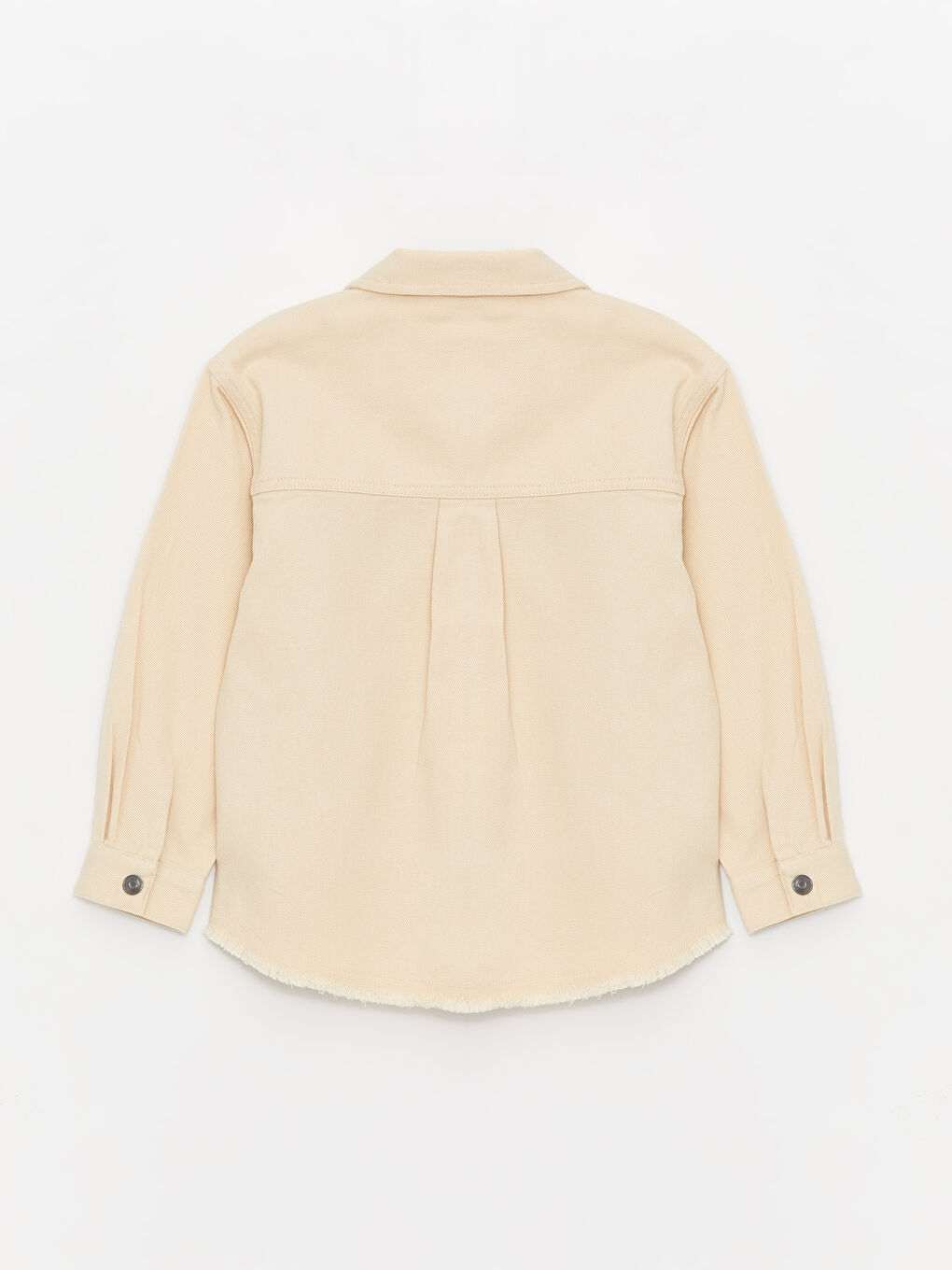 LCW Kids Basic Long Sleeve Girls' Shirt Jacket -S48793Z4-FWC
