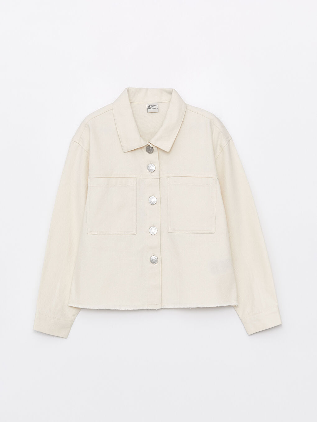 Basic Long Sleeve Girls' Shirt Jacket -S48798Z4-FRC