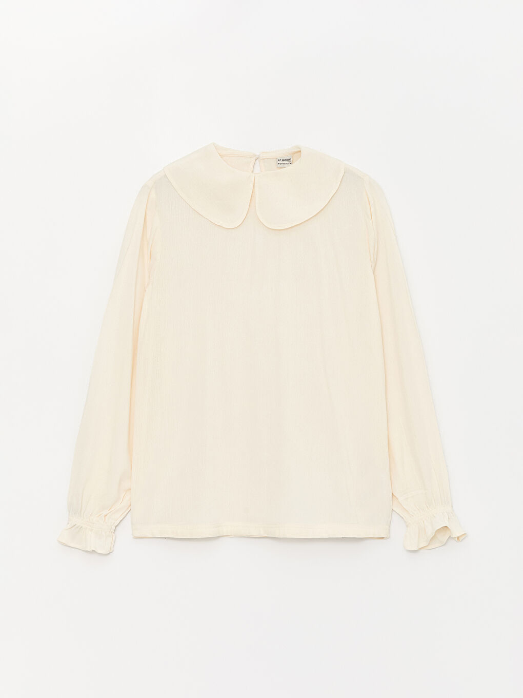 Blouse pour Filles à Col Claudine et Manches Longues
