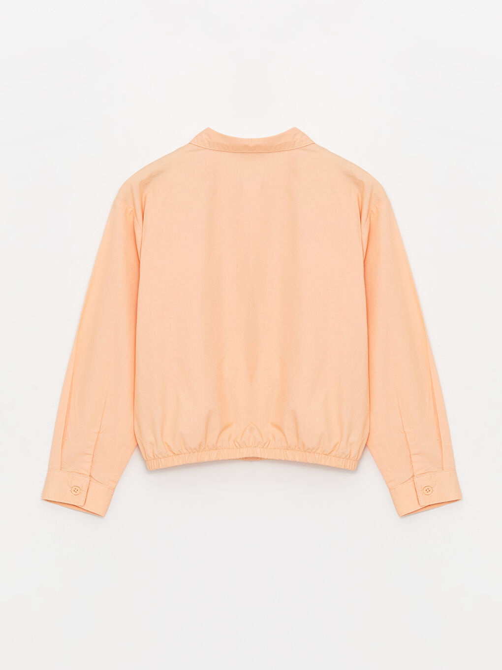 قميص بسيط كم طويل للبنات-1