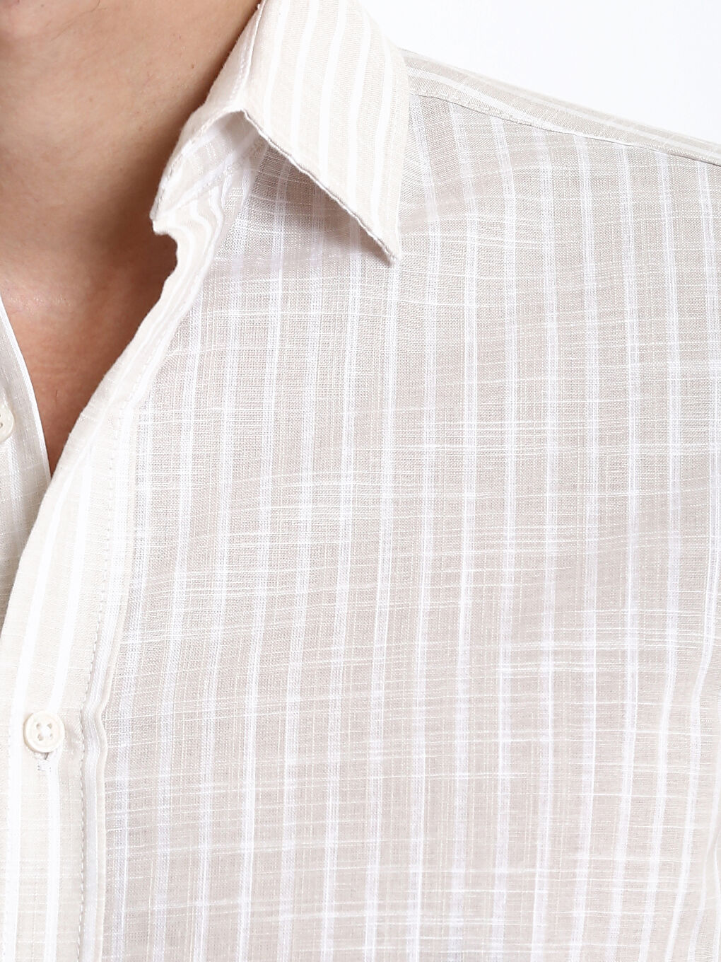 کراس قۆڵ درێژ خەتخەت فیت ئاسایی بۆ پیاوان-2