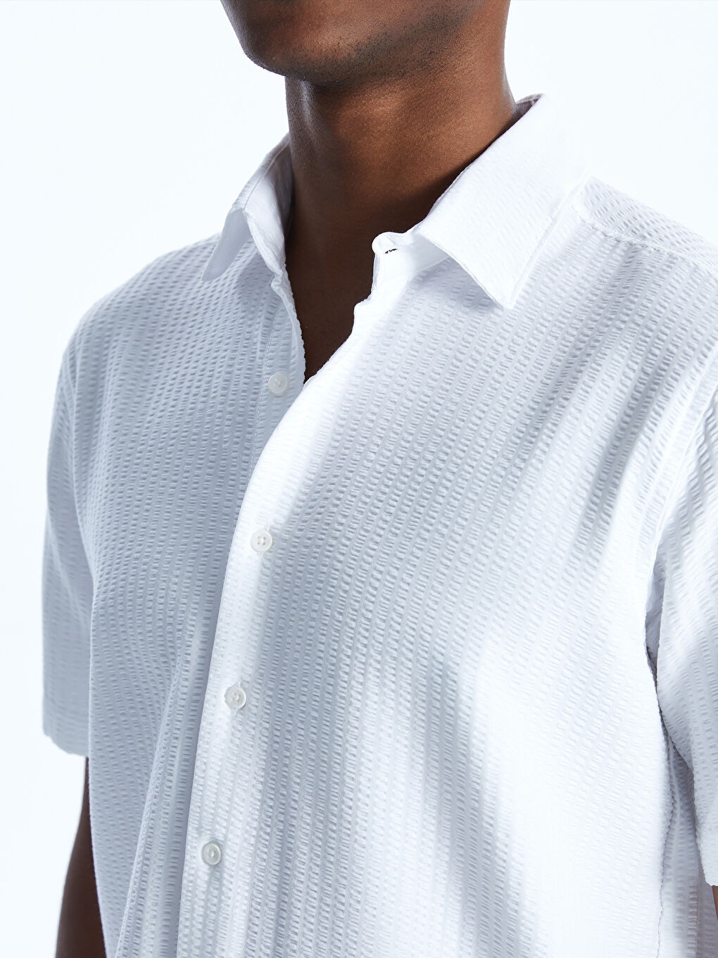 Regular Fit Short Sleeve Men's Shirt -S48887Z8-Q6K